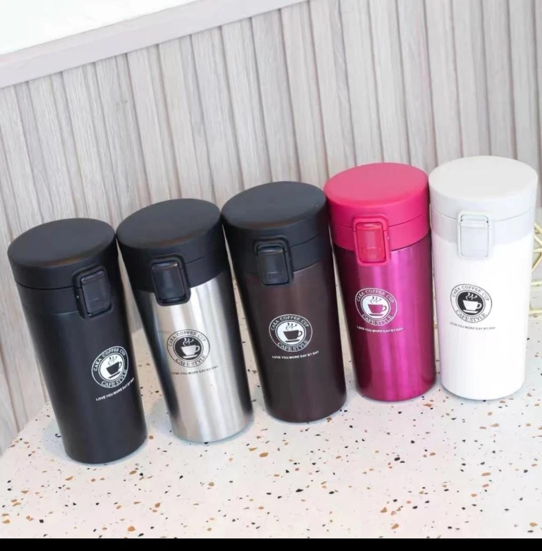 New 380ml Portable Stainless Steel Travel Coffee Mugs Cups Thermo Cup For Cofee Car Cup Metal Coffee Cup For Sale