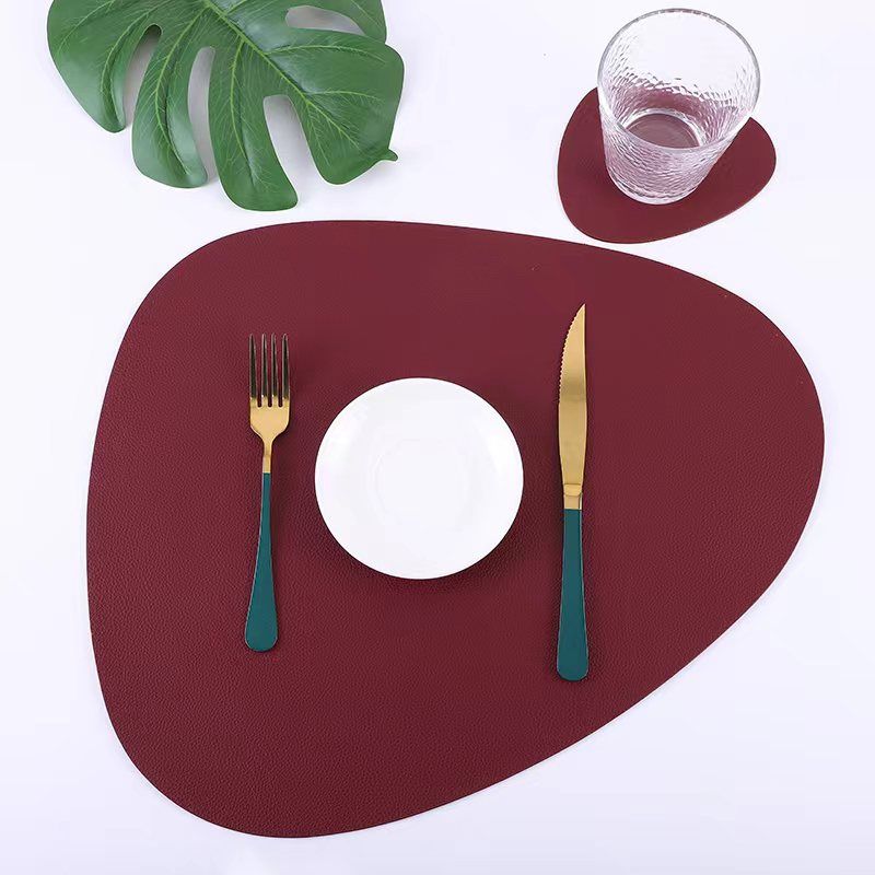 💥 HOT OFFER 💥  - NEW ARRIVAL!!!! 12pcs Classy High Quality Affordable  Leather table mats (6pcs tablemats & 6pcs coaster) At Affordable Price and of very high quality