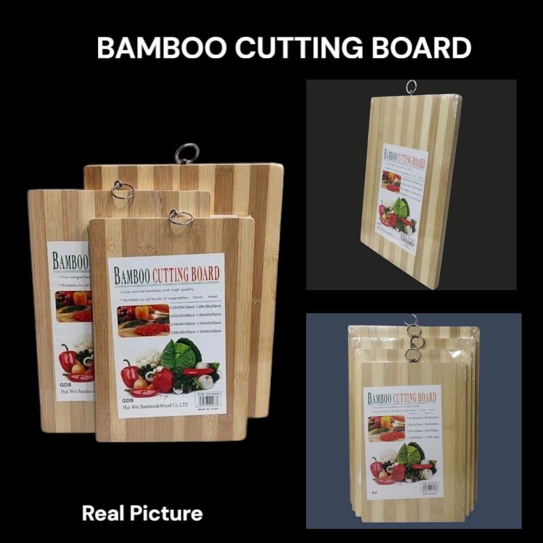[ EXPERIENCE LUXURY FOR LESS!!!]🔥 🥑🌽ONLY AT KILIMALL !!! ] 1Pc New Arrival Classy Durable Bamboo Cutting/Chopping board RN54901-22 x 32 x 14MM at Best Price