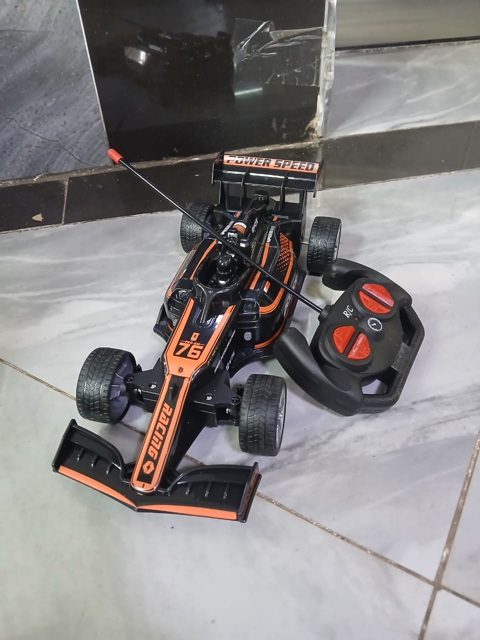 [ GRAB IT AT LOW PRICE+ ADDED OFFERS 🤩🤩✨ !!! ] 1Pc Brand New High Quality Durable Kids Racing remote control car  at Affordable Price