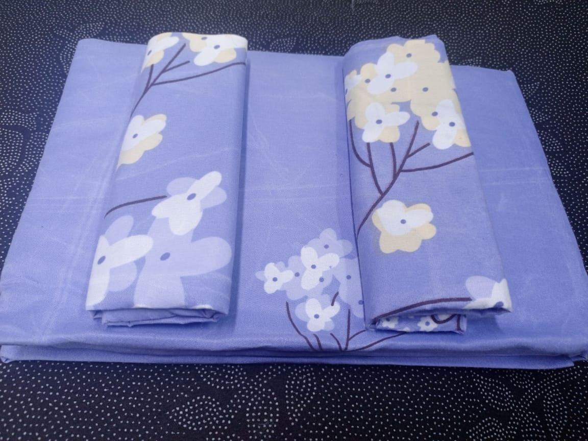 [🔥SPECIAL LIMITED OFFER🌽ONLY AT KILIMALL !!!] 4Pcs [ 5 X 6 ft ] Brand new Stylish and Luxurious Exclusive ✨2 pcs bed-sheets ✨2 Pcs pillow cases  .Designed With Durability and Functionality👌