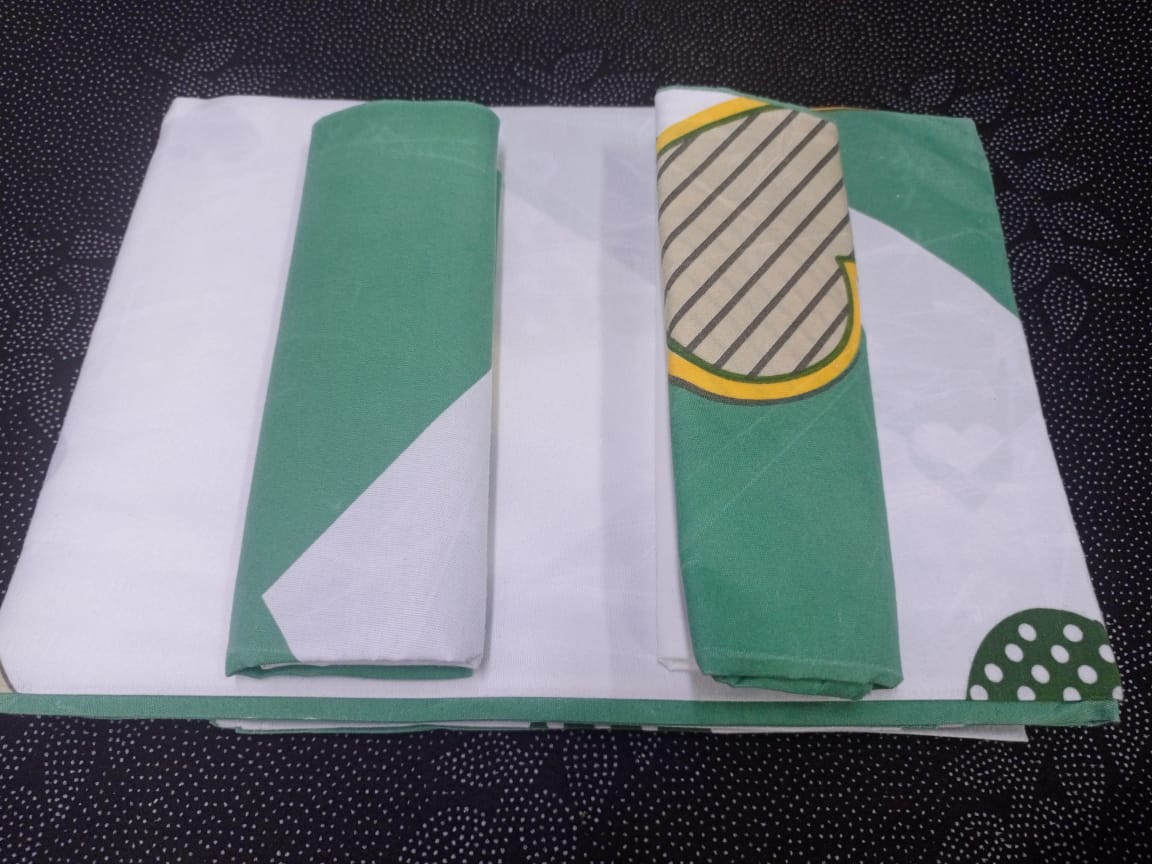 [🔥SPECIAL LIMITED OFFER🌽ONLY AT KILIMALL !!!] 4Pcs [ 5 X 6 ft ] Brand new Stylish and Luxurious Exclusive ✨2 pcs bed-sheets ✨2 Pcs pillow cases  .Designed With Durability and Functionality👌