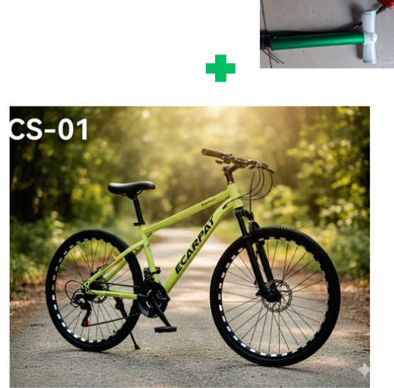 [🔥SPECIAL OFFER🌽ONLY AT KILIMALL !!!]  1Pc Brand New Classy Very Quality Durable & Stylish Ecarpat MTB Bike with Gear Size 26'' ( Adults) ..That Comes With a Free Pump ( Random Color) ✔👌