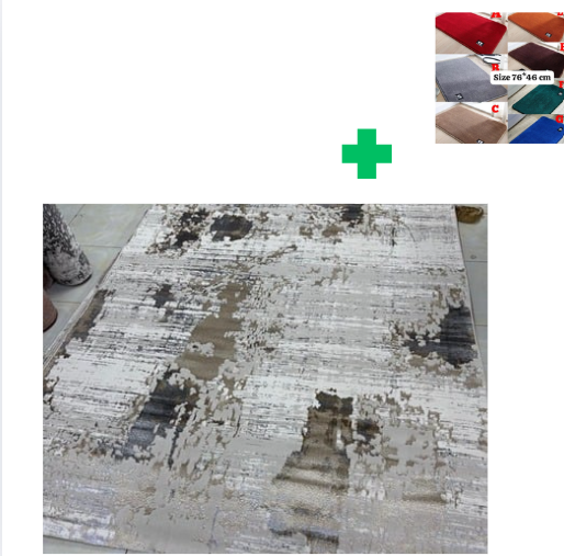 [🤑🥑**KILIMALL BEST PRICES ONLY **🥑🌽 ] 1Pc Size [ 7X10fts] Brand new Stylish and Luxurious Turkish Carpets ...That Comes With a Free Doormat ( Random Color)