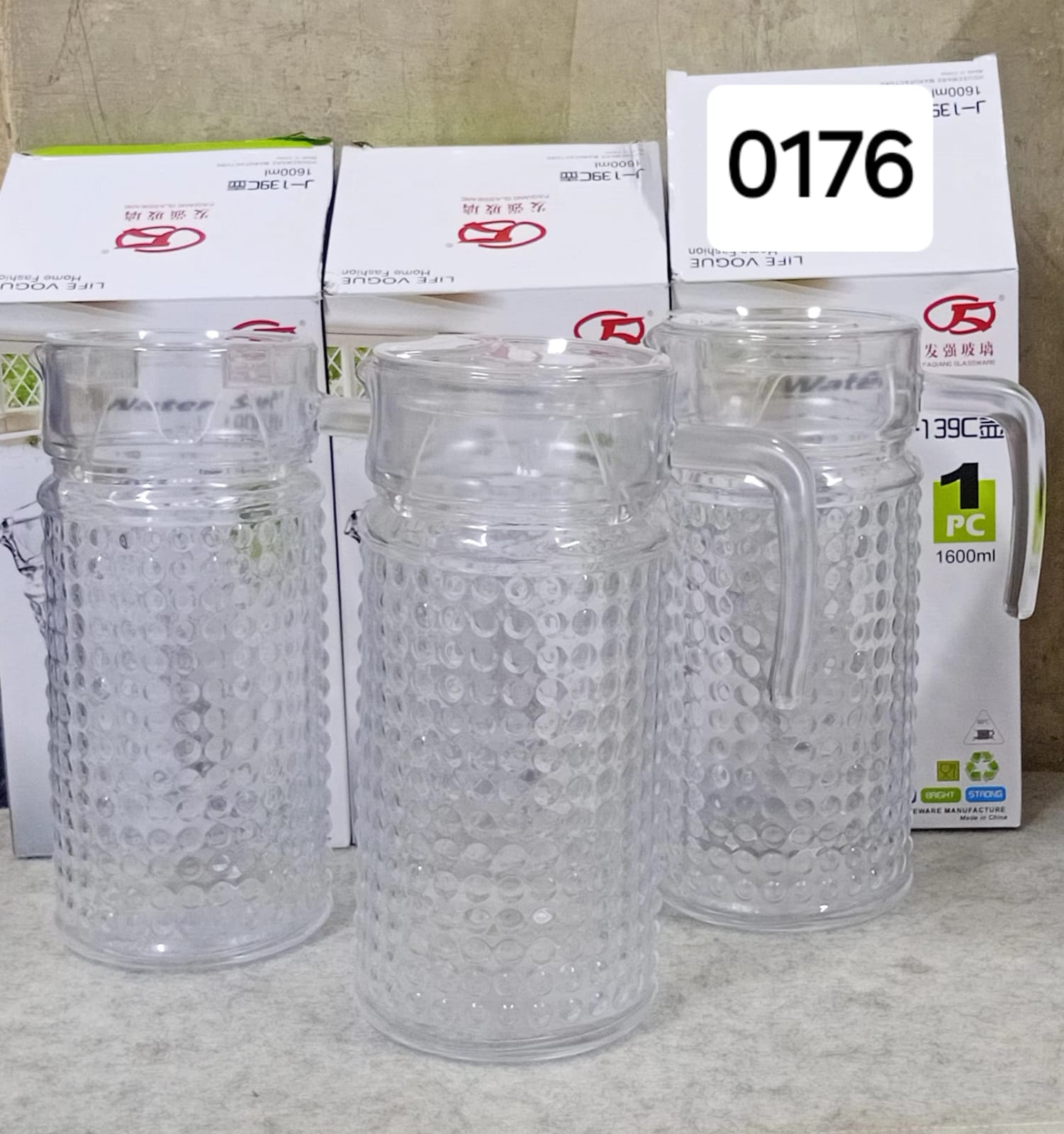 ⏰ Limited-Time Offer 🚨 - New arrivals 🔥 Glass Jug Set (12 pcs) at affordable price, durable & long-lasting for home use.