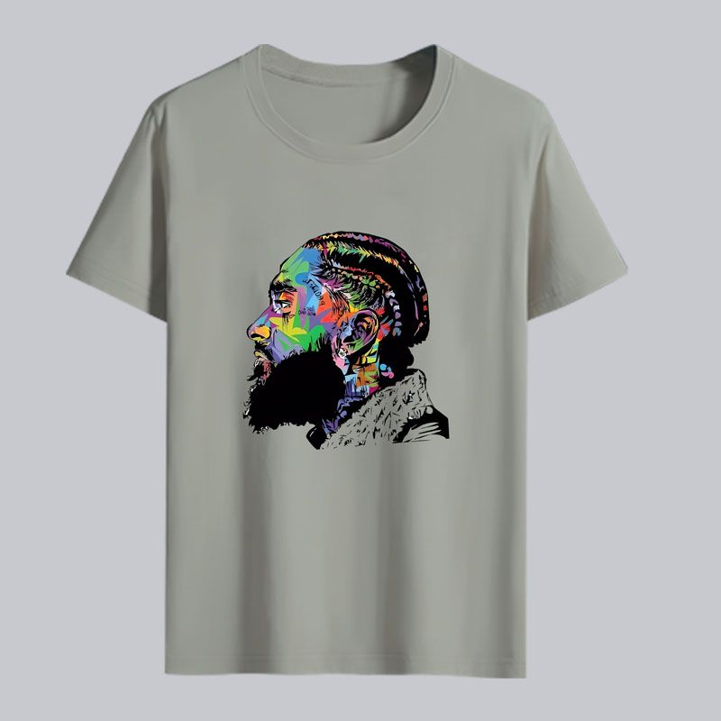Man clothes  Short - sleeved T-shirt men casual loose all fashion short - sleeved