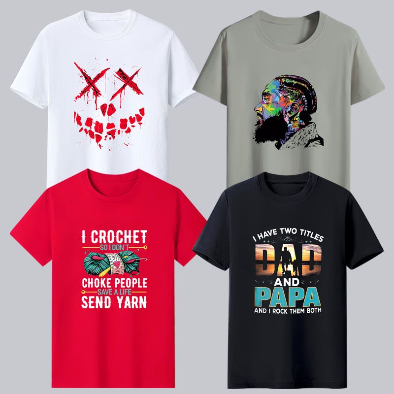 Man clothes  Short - sleeved T-shirt men casual loose all fashion short - sleeved
