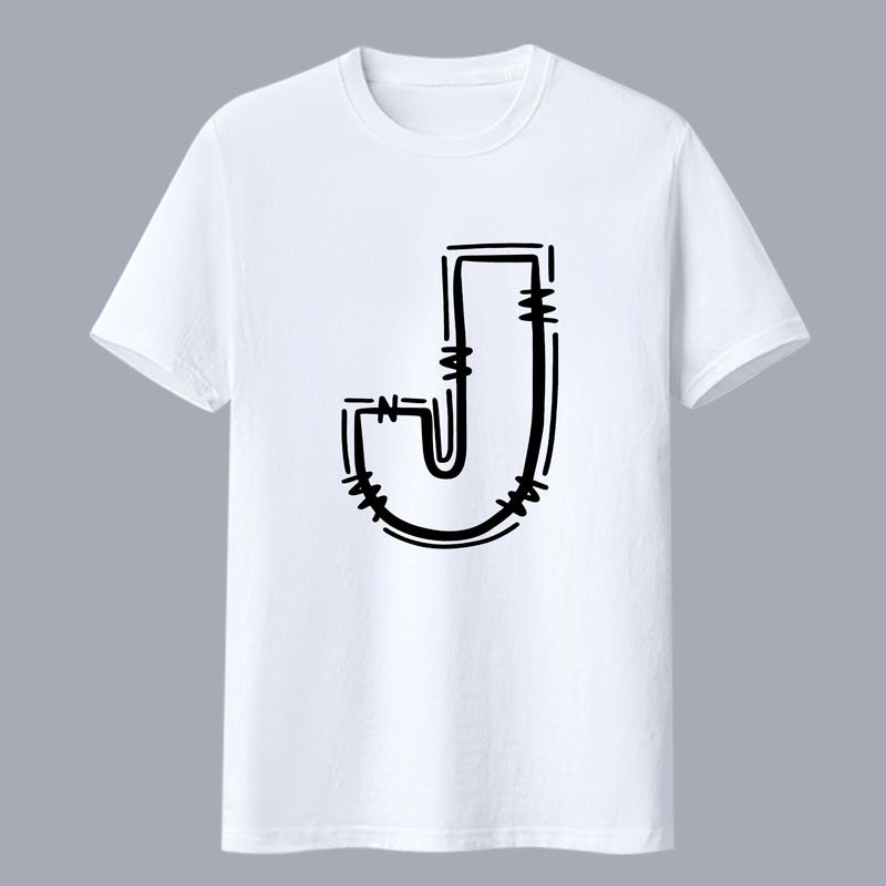 Painting Print Men's T-shirts & Polos Boy's Casual Sports Trend Hip-Hop Fashion Splicing Clothes