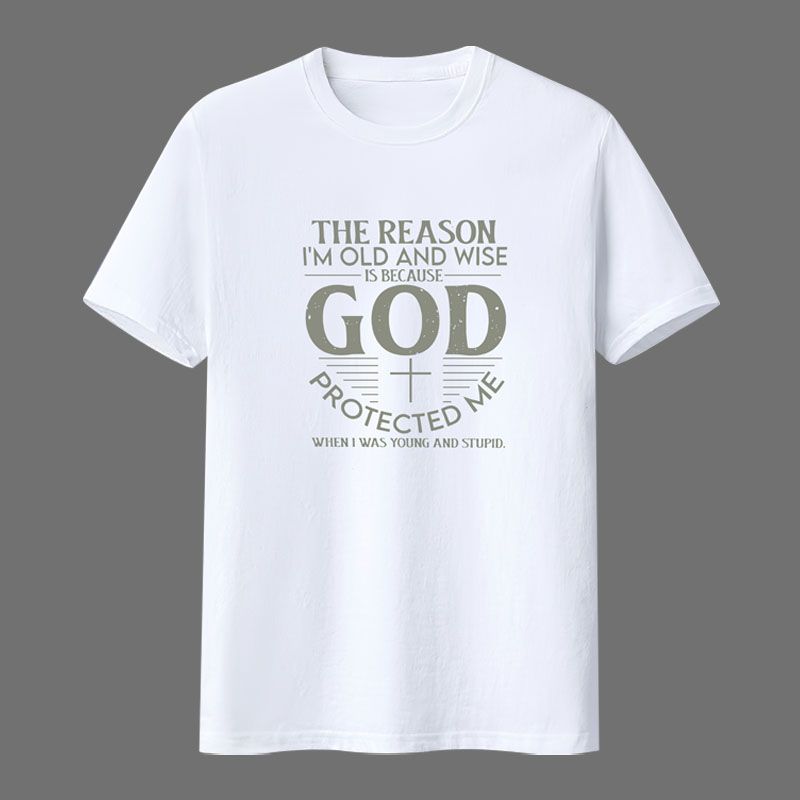 Men's clothing - Summer - Short-sleeved T-shirt - Printed - New style   Men's new summer fashion loose casual short sleeve T-shirt