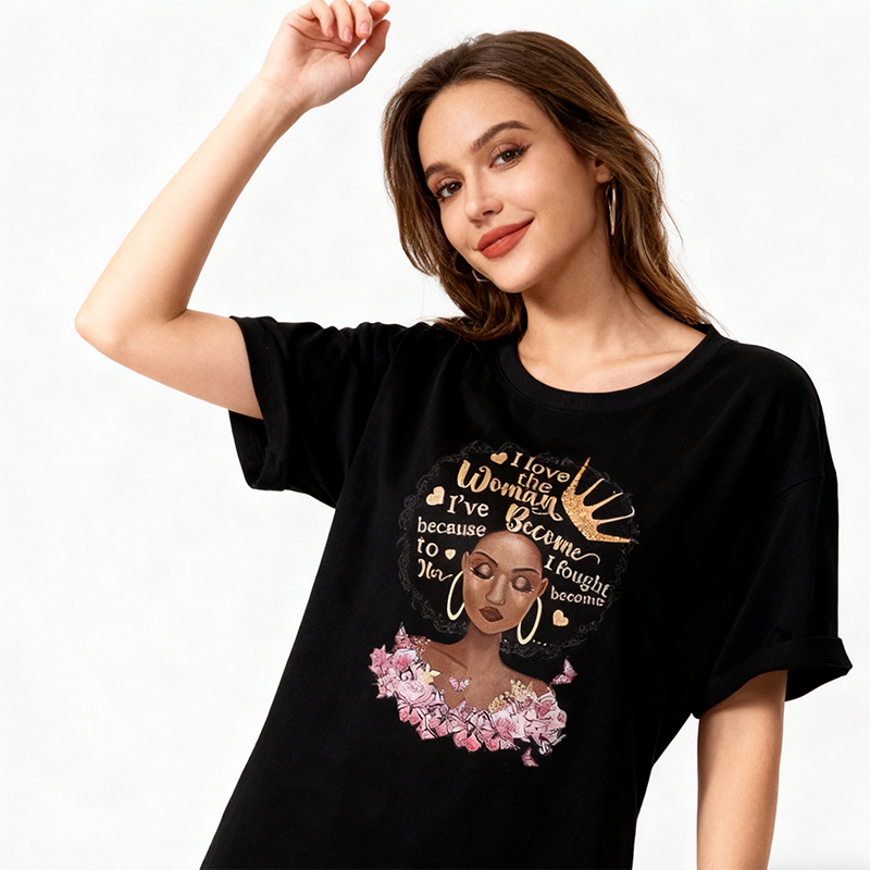 3pcs/set women's t-shirt fashion casual t-shirt women's shirt women's top girl print short sleeve personality t-shirt girls t-shirt women's clothes