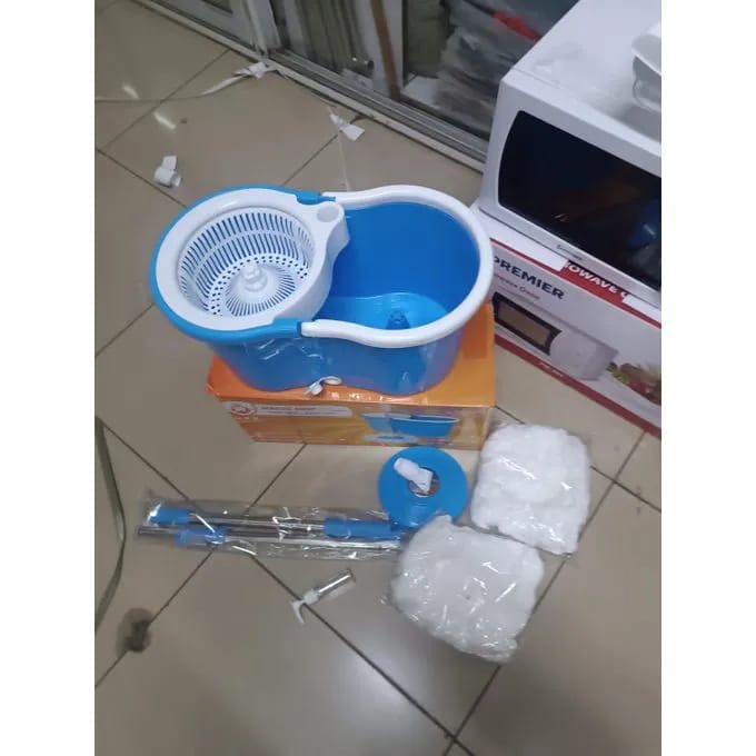 360 Spin Mop Rotating Bucket with Long Adjustable Mop