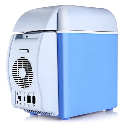 Portable 7.5L Car Fridge with Dual Power Option Compact