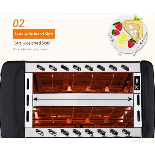 Sokany Pop Up 2 Slice Bread Toaster