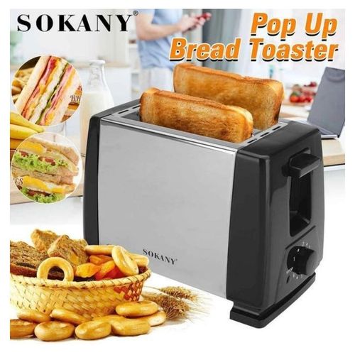 Sokany Pop Up 2 Slice Bread Toaster