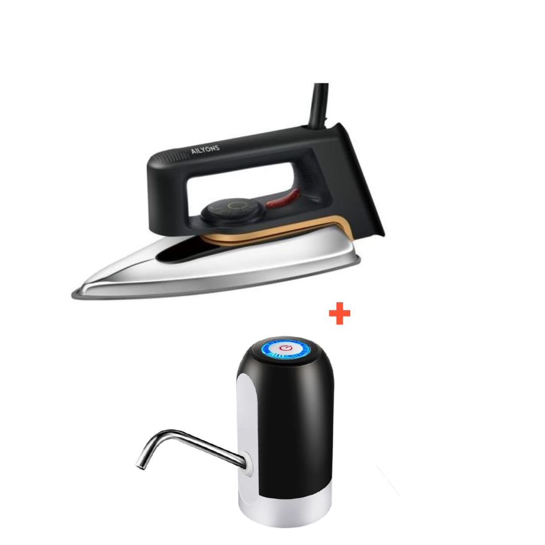 IRION BOX + Electric Water Dispenser Pump for Gallon Bottles – Rechargeable, Portable Pump with Tap for Home, Office, and Outdoor Use ElectroMate