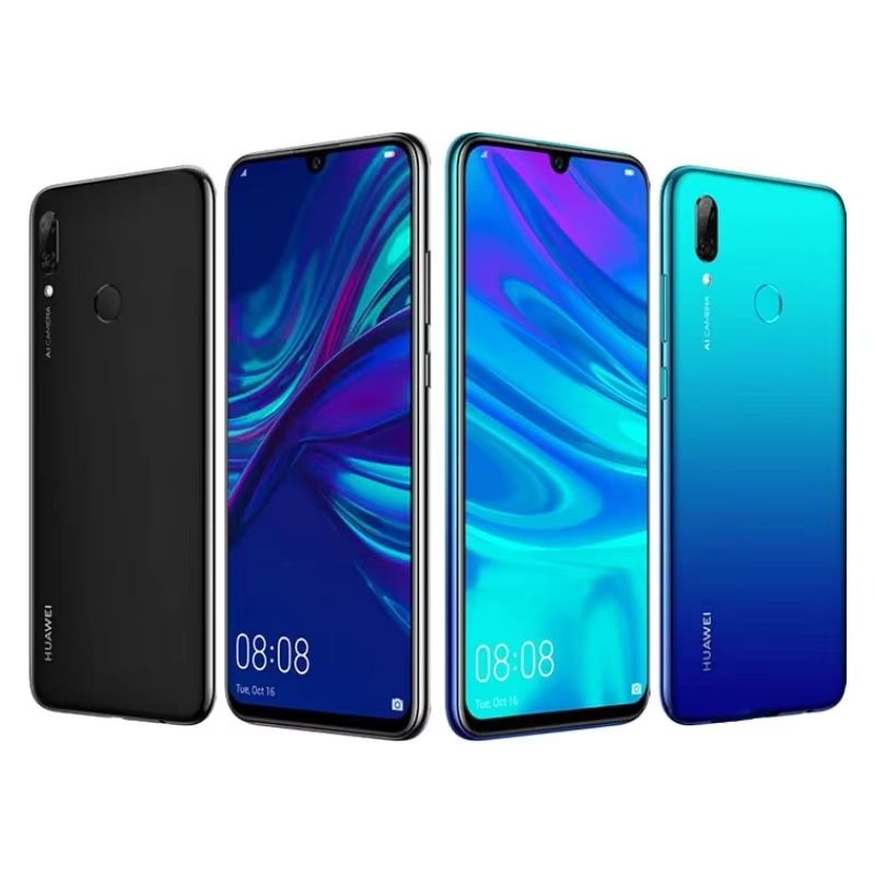 Refurbished HUAWEI P smart + Smart Phone 128GB+4GB 6.2" 3400mAh Fingerprint unlock phone Dual SIM 4G phone Refurbished Phone SmartPhones Mobile Phones 128GB phone 4G Phone HUAWEI phone smartphone