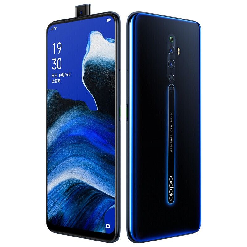 Refurbished OPPO Reno 2Z without fingerprint Google version 128GB+8GB 6.5 inches support 2G/3G/4G network dual SIM phone