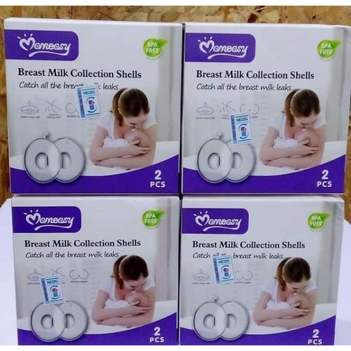 CLEARANCE OFFER Milk Collector for Breastmilk, Pea Breastfeeding Milk Catchers with Flange More Fit & Soft, Silicone Milk Collector Reusable Breast Milk Shells