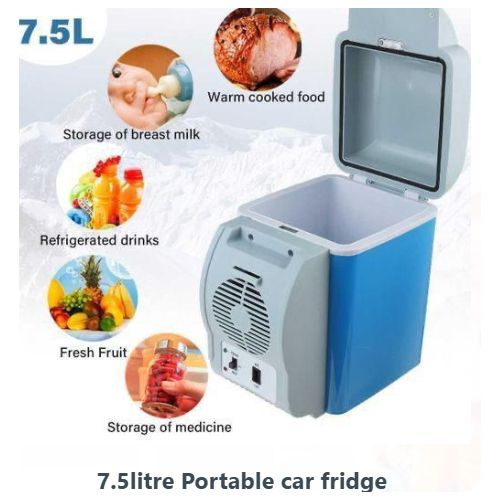 CLEARANCE OFFER 7.5Ltr Portable Car Refrigerator Electric Cooler and Warmer Car Refrigerator Portable Mini Fridge