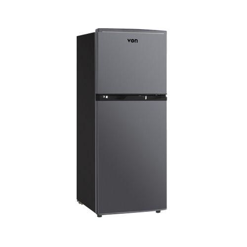 CLEARANCE OFFER VON Double Door Top Mount Fridge, 175L Direct Cool -