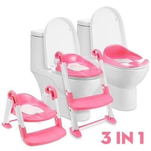 CLEARANCE OFFER 3 IN 1 Baby Potty With Ladder & Toilet Seat -Portable Toilet