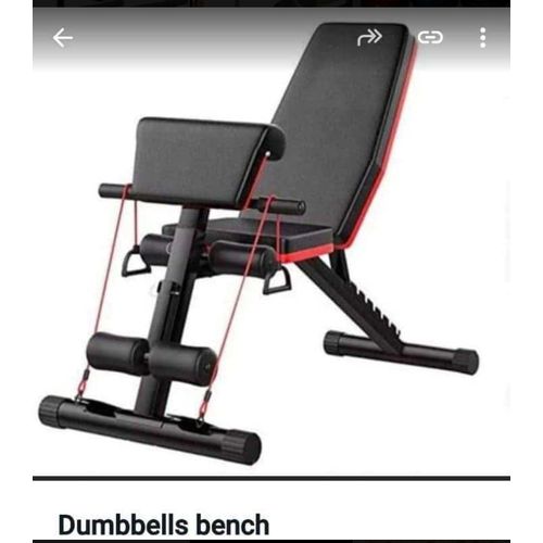 CLEARANCE OFFER Multi-Functional Adjustable Workout Bench – Full Body Home Gym Bench With Resistance Bands