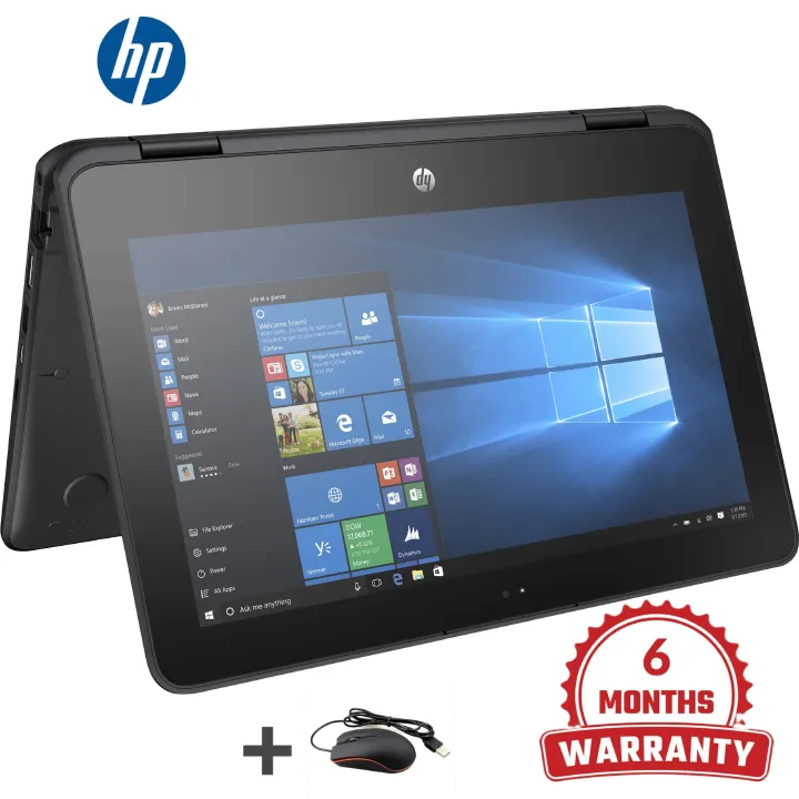 HP ProBook laptop 11G6 X360 10th gen core i3 4 GB Ram 128GB SSD Touch screen Display WINDOWS 10/11