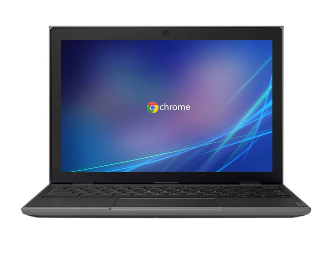 Lenovo 100e Chromebook 4GB 32GB eMMC SD Flash Memory Up to 256GB  11.6 Inch Chromebook HD - Intel N-Series N100-4 With Chrome OS English Keyboard Student Laptop