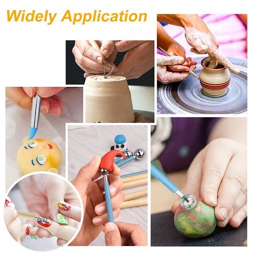 24 Pcs Polymer Clay Tools Set, LEDream Modeling Pottery Clay Sculpting Tools Kits for DIY
