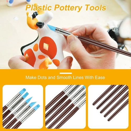 24 Pcs Polymer Clay Tools Set, LEDream Modeling Pottery Clay Sculpting Tools Kits for DIY
