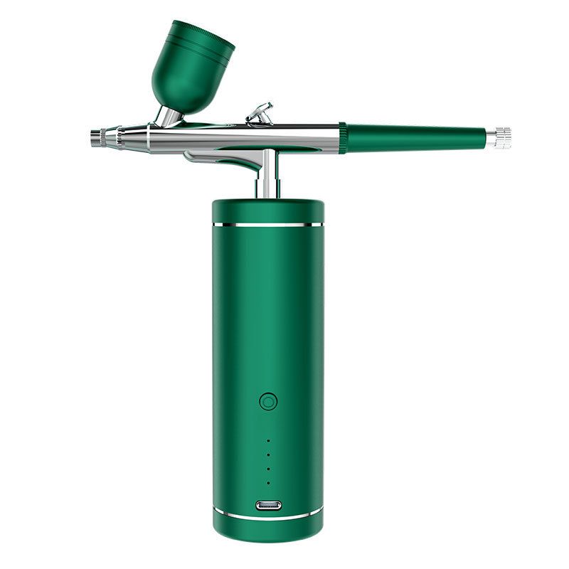 Airbrush Kit, Airbrush Spray Gun with Air Compressor Kit, Rechargeable Handheld Paint Airbrush Gun for Makeup, Cake Decor