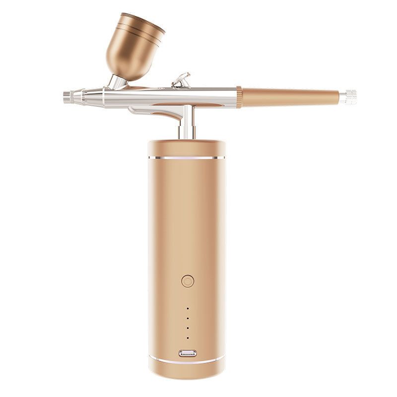 Airbrush Kit, Airbrush Spray Gun with Air Compressor Kit, Rechargeable Handheld Paint Airbrush Gun for Makeup, Cake Decor