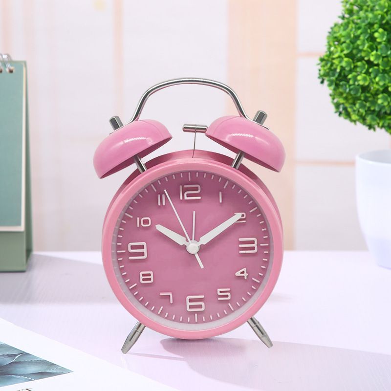 Twin Bell Loud Alarm Clock for Heavy Sleepers with Backlight, Battery Operated Old Fashioned Alarm Clock for Bedrooms and Home Decoration(Retro)