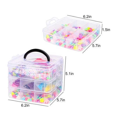 7544pcs DIY Beaded Headbands Kit, Beading Loom Jewelry Making Kits for Girls Bracelets Necklaces Belts Girls