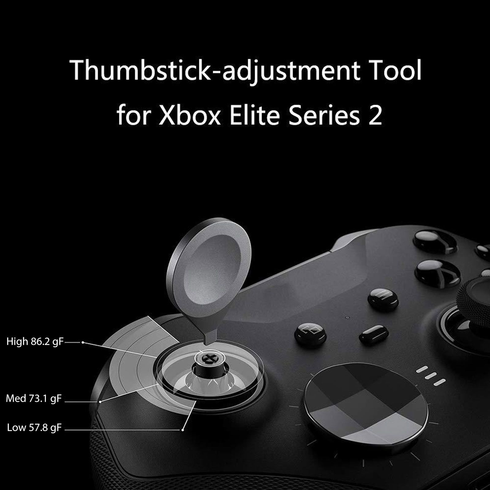 17-in-1 Metal Replacement Parts Fit for Xbox One Elite Series 2 Controller, Thumbsticks Back Paddles Accessories for Xbox Elite Series 2/Series 2 Core Controller