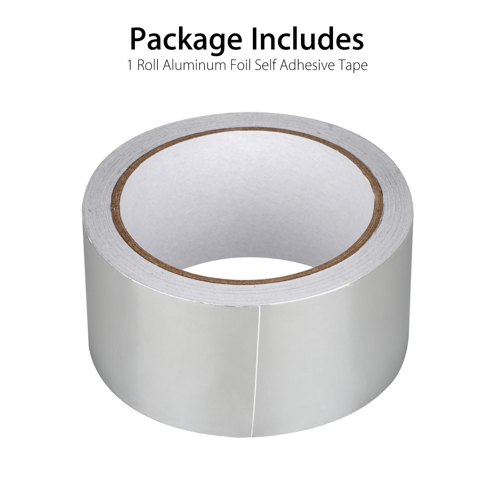 3/2/1pcs Aluminum Foil Heat Shield Tape HVAC Heating A/C Sealing Adhesive, 19.8 x 5.1cm Silver