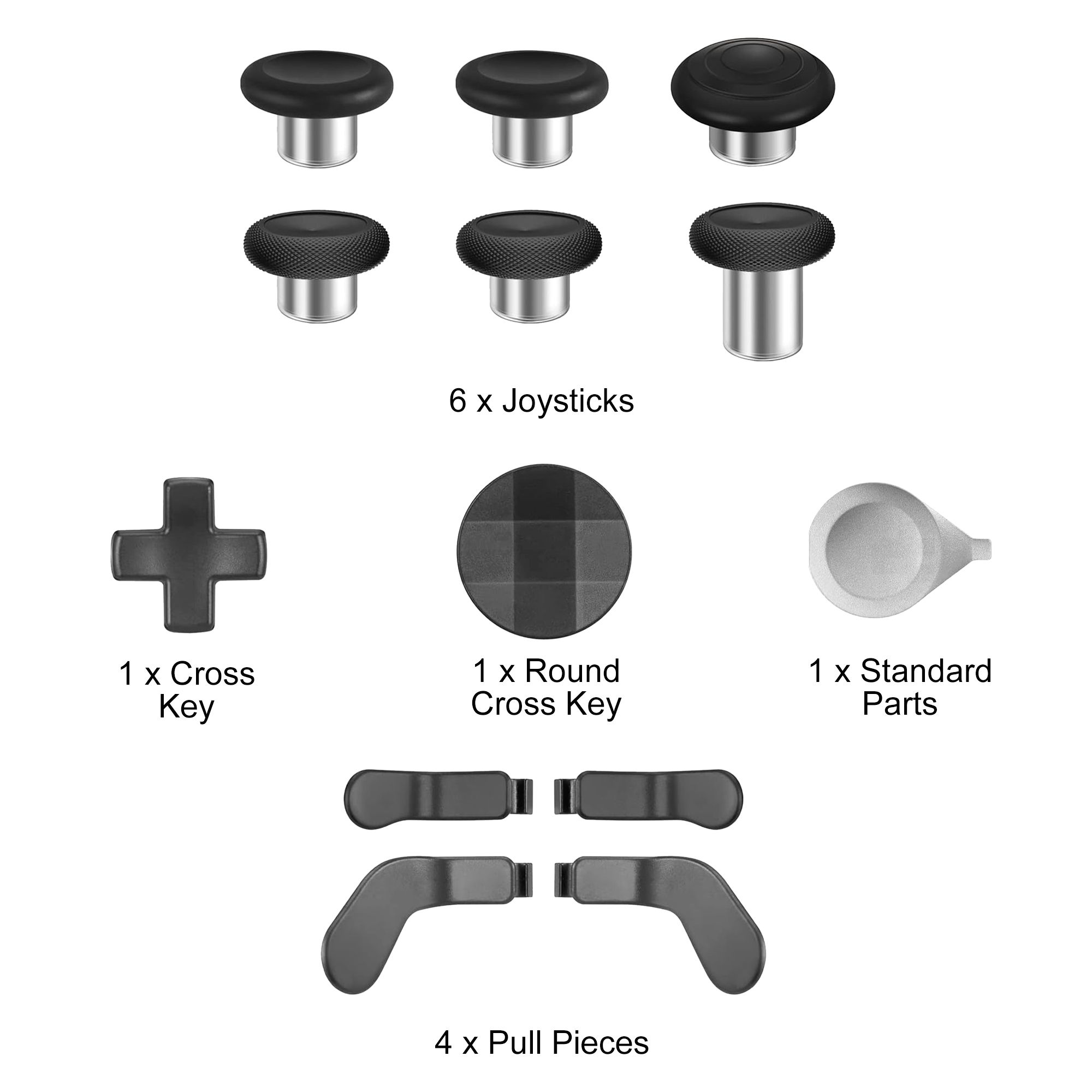 Replacement Paddles Thumbsticks Accessories Fit for Xbox One Elite Series 2, Xbox Elite Series 2 Core Controller