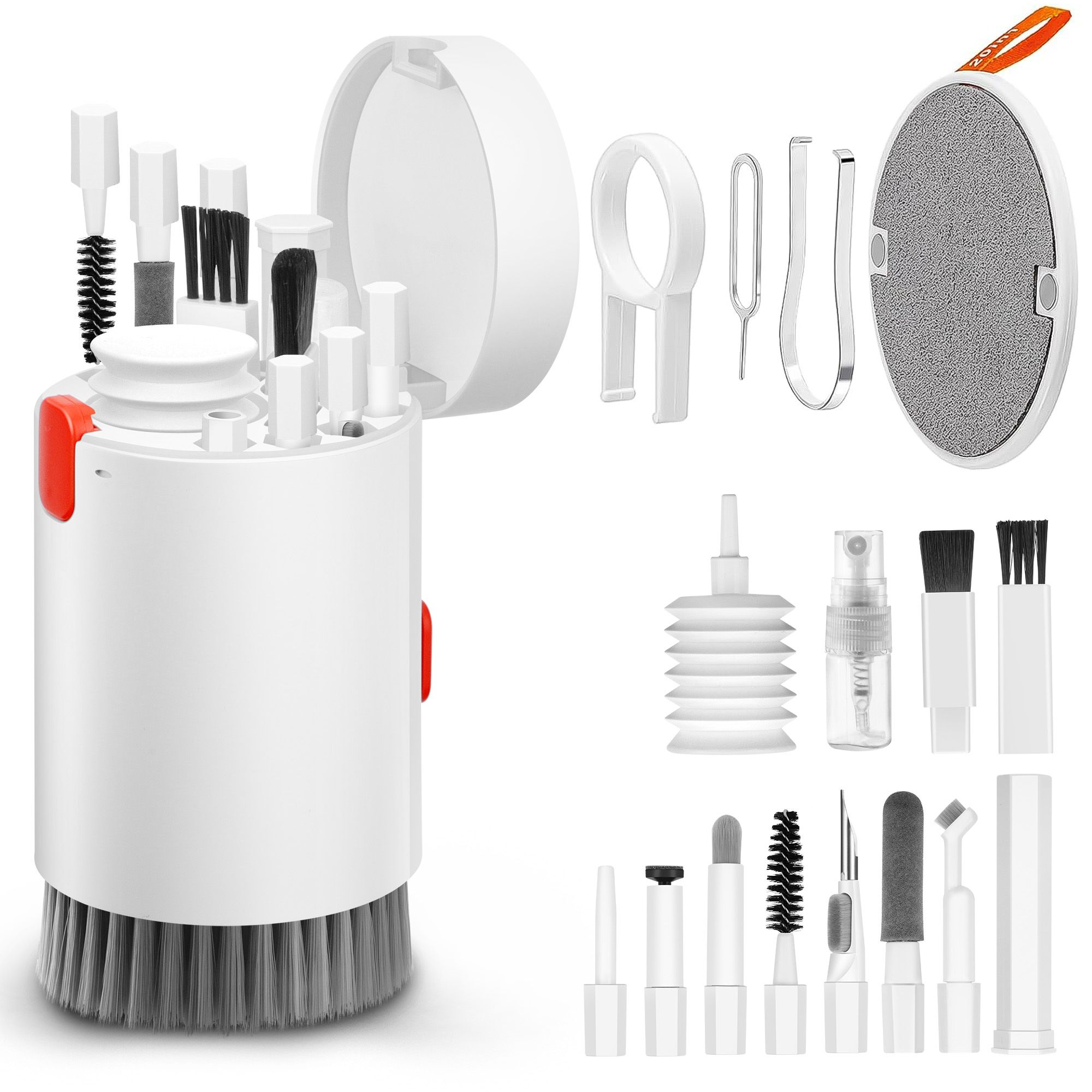 20-in-1 Cleaning Kit Fits for Airpod Earbud, MacBook Laptop Keyboard Cell Phone Camera Cleaner