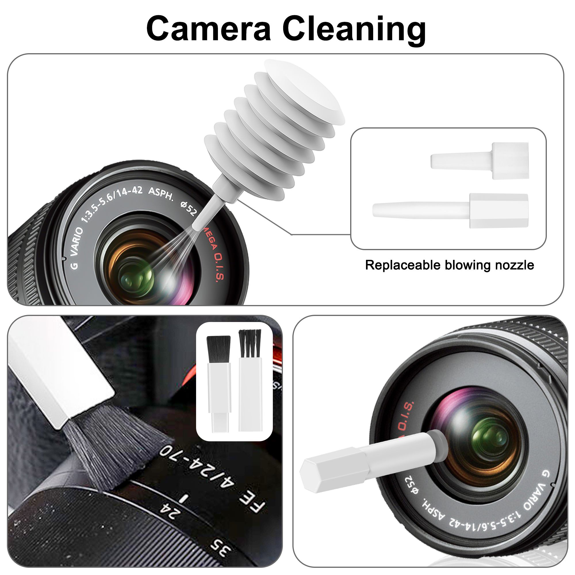 20-in-1 Cleaning Kit Fits for Airpod Earbud, MacBook Laptop Keyboard Cell Phone Camera Cleaner
