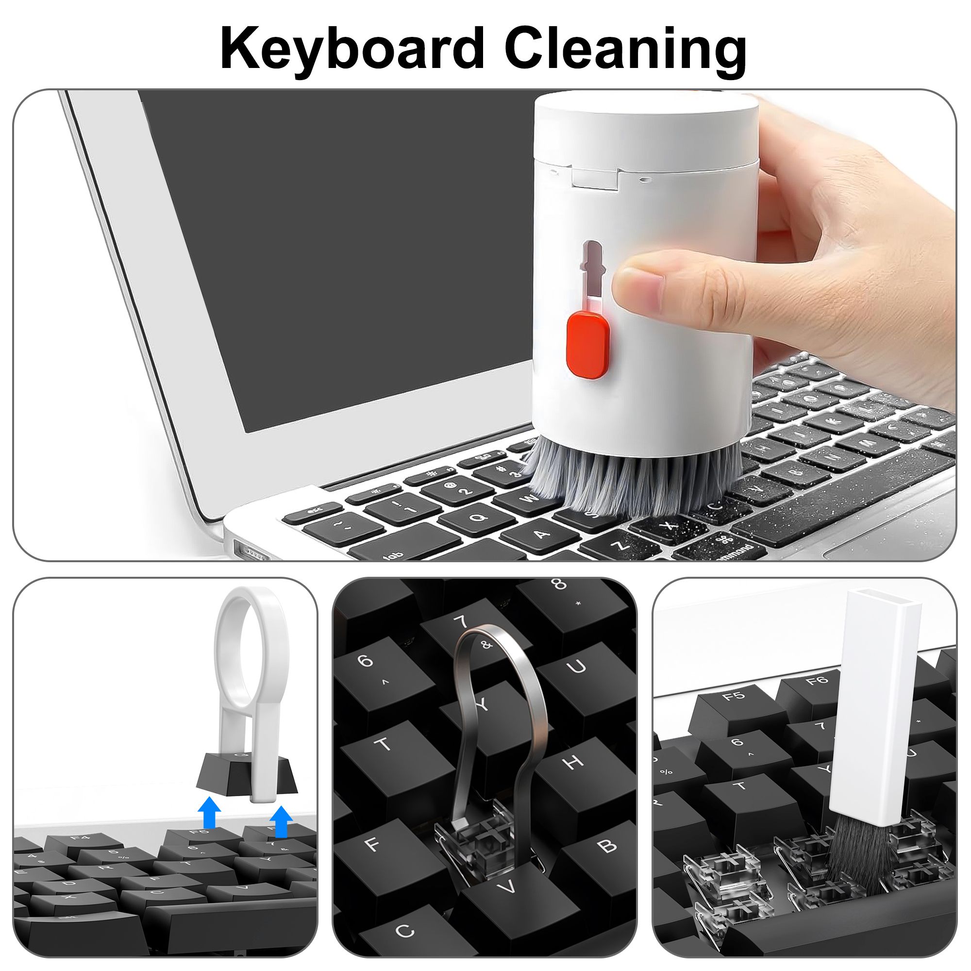 20-in-1 Cleaning Kit Fits for Airpod Earbud, MacBook Laptop Keyboard Cell Phone Camera Cleaner