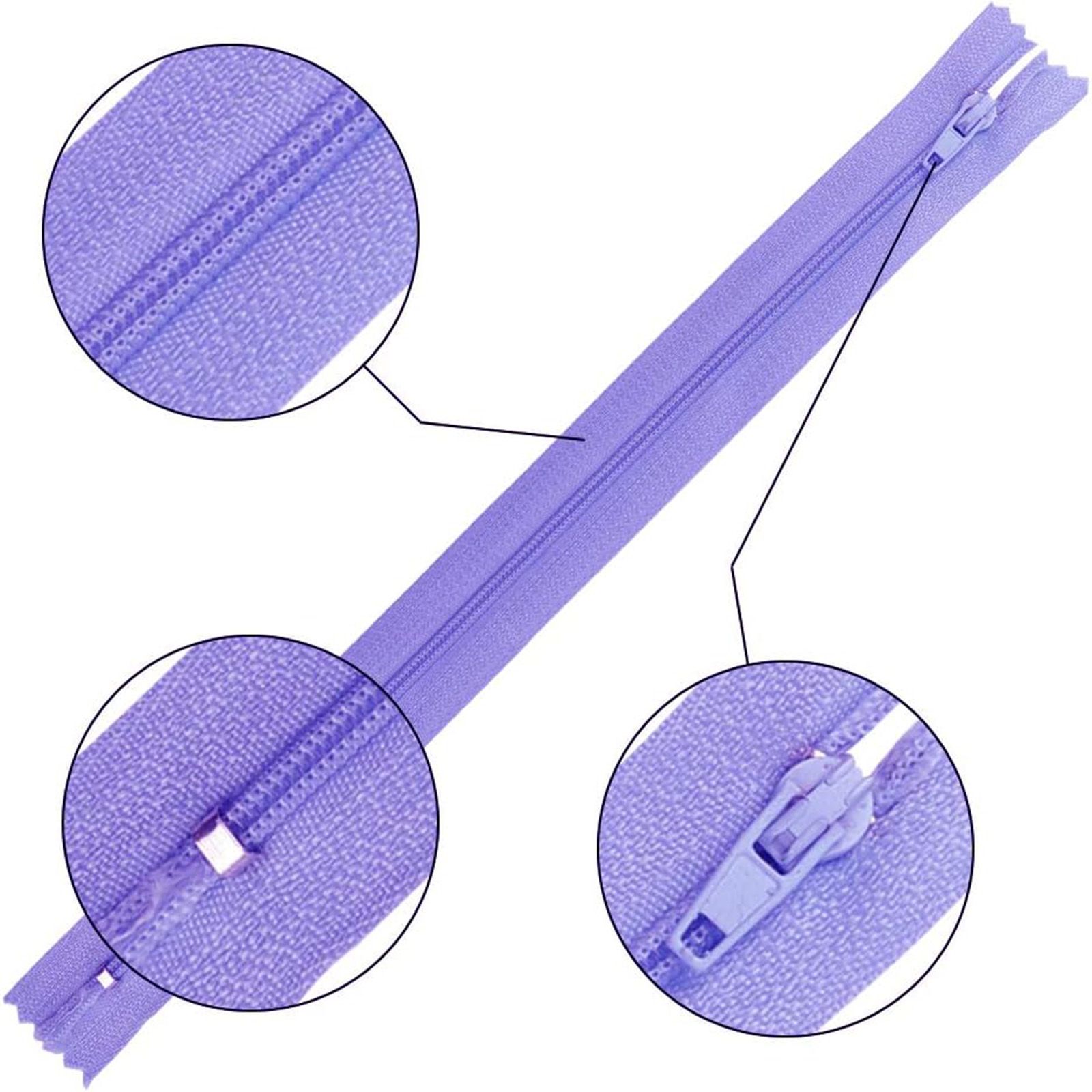 100pcs 20cm Nylon Coil Zippers Tailor, Sewing Tools Garment Accessories Zipper Sewing Fasteners (Assorted Colors)