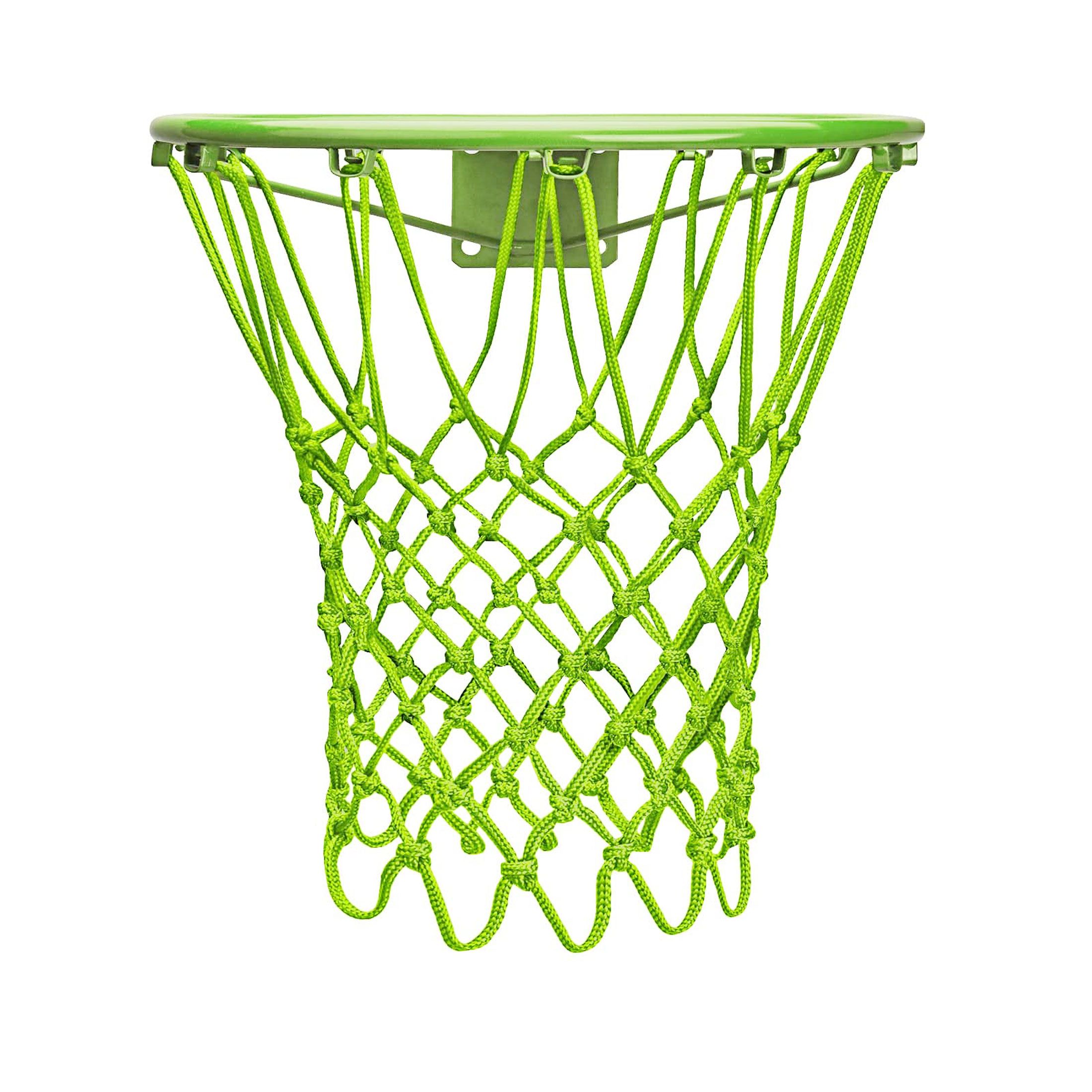 Luminous Basketball Net, Heavy Duty Nightlight Basketball Net, Glow in the Dark, All Weather Anti Whip, 12 Loops Standard Size Basketball Net for Outdoor Sports, Nylon