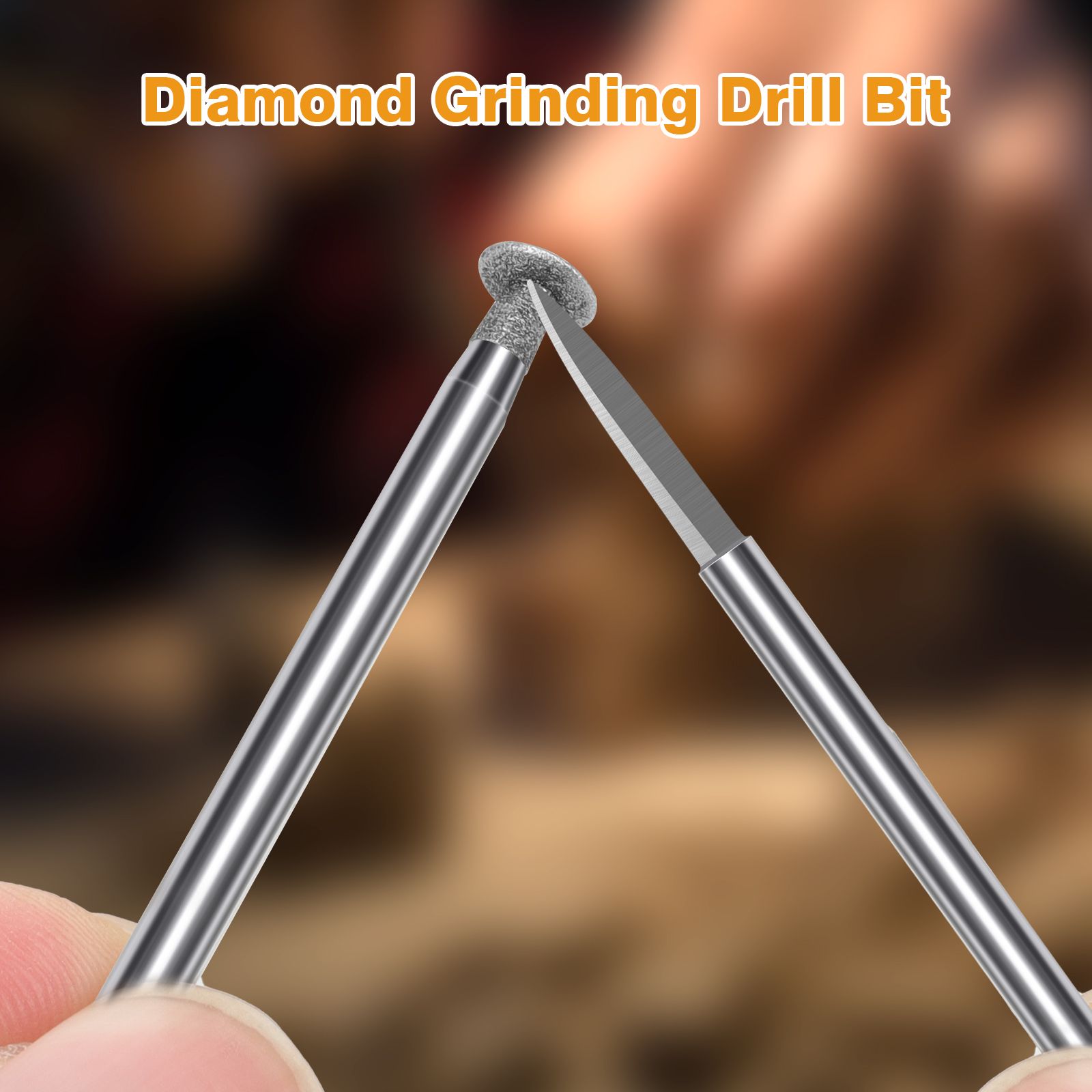 6PCS Wood Carving Drill Bits Set for Rotary Tool, 1/8" Shank HSS Engraving Drill Bit Woodworking Tool for DIY Carving Drilling Micro Sculpting