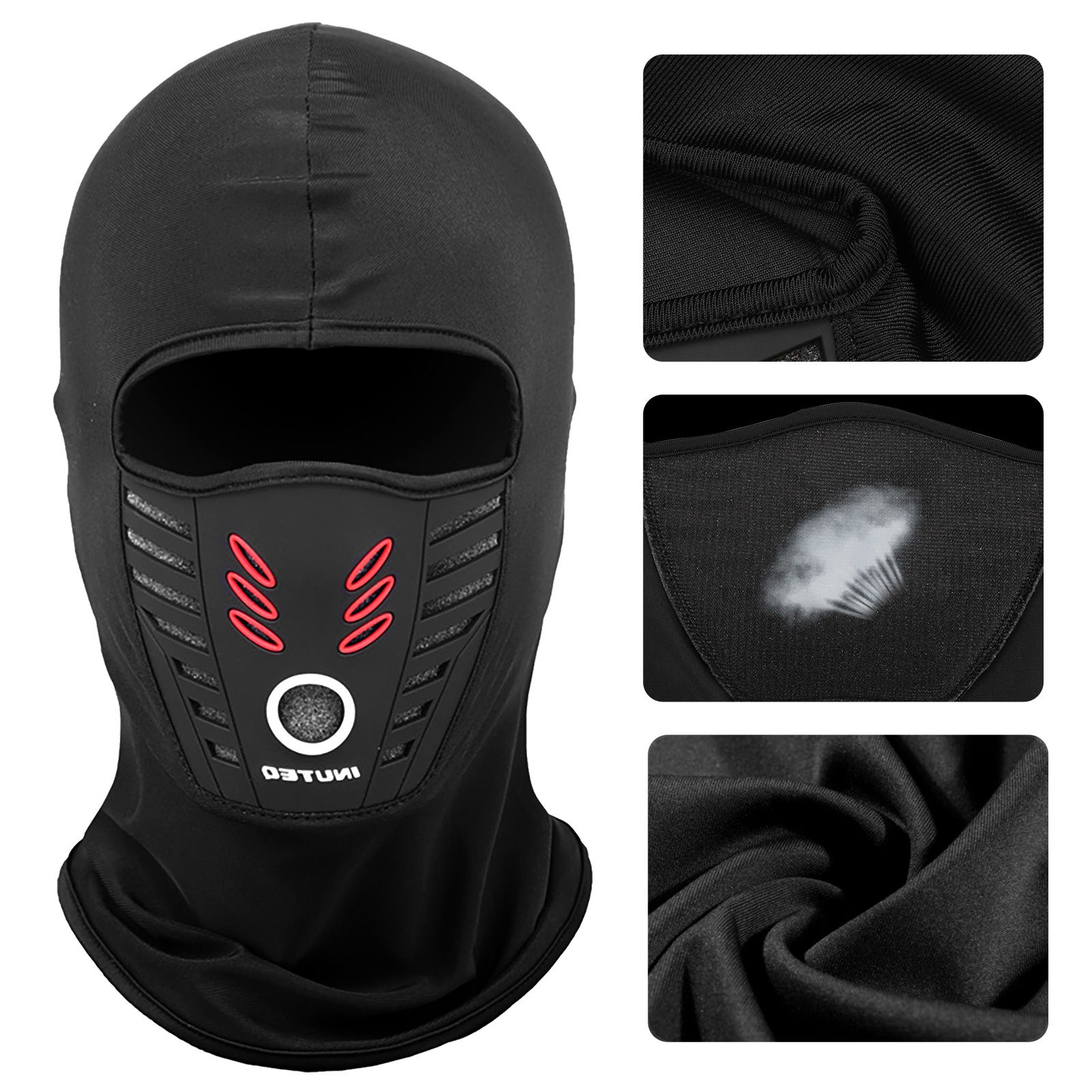 Summer Balaclava Face Mask Cooling Neck Gaiter Breathable Face Covering with Breathable Holes Motorcycle Cycling for Men Women