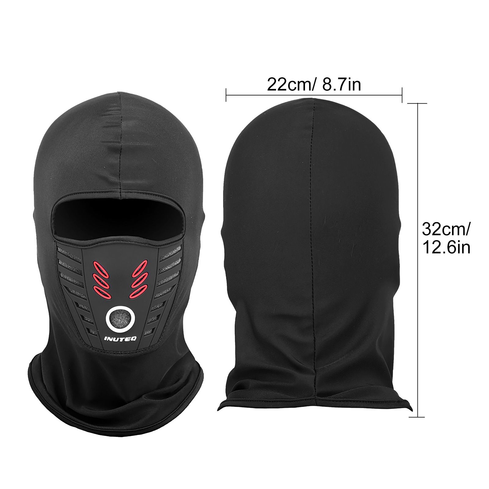 Summer Balaclava Face Mask Cooling Neck Gaiter Breathable Face Covering with Breathable Holes Motorcycle Cycling for Men Women