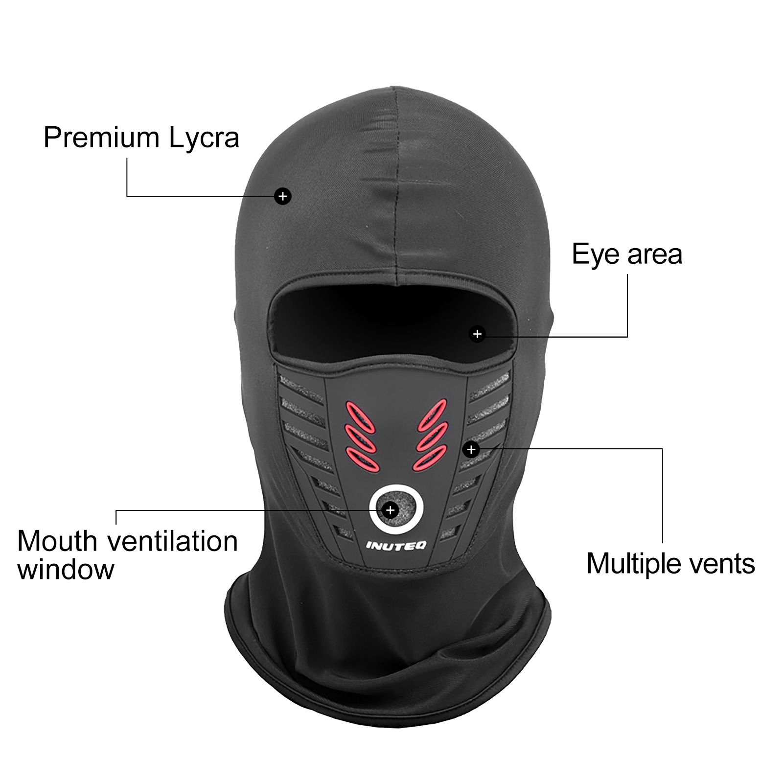Summer Balaclava Face Mask Cooling Neck Gaiter Breathable Face Covering with Breathable Holes Motorcycle Cycling for Men Women