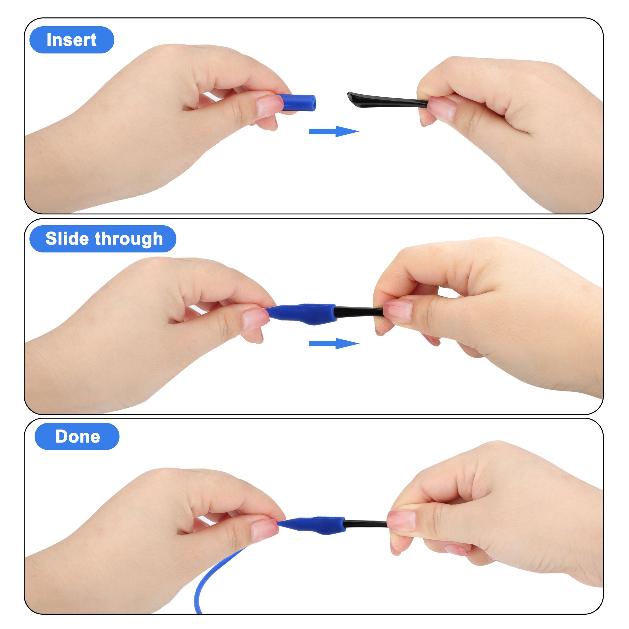 12Pcs Eye Glasses Holders Around Neck, Sports Glasses Straps Sunglasses Holder Straps with Hooks Kids Sunglasses Strap for Women, Safety Glasses Strap for Men Holder Eyeglass Straps for Glasses