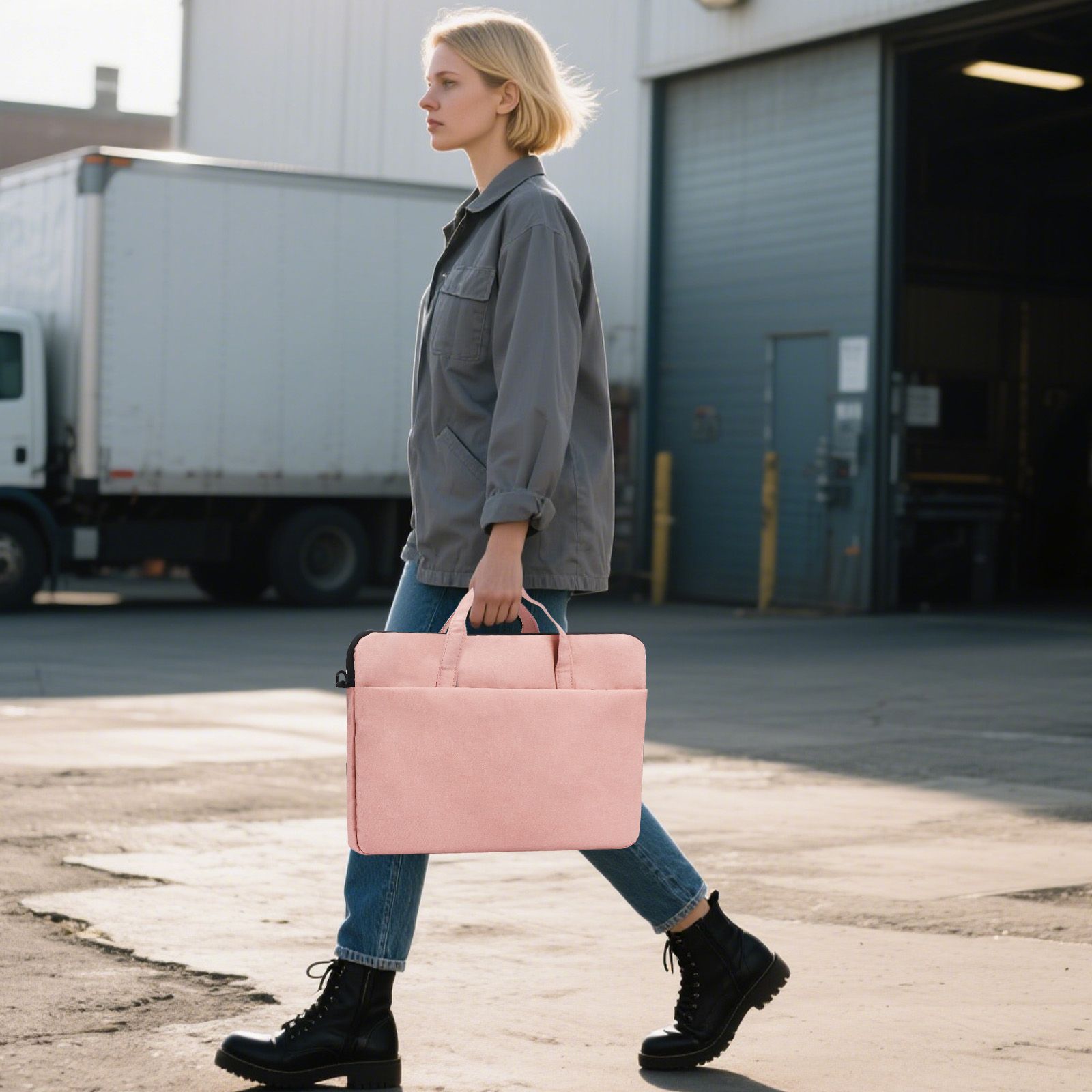 15.7" Laptop Sleeve Case, Travel Carrying Bag Fits for 15"–15.6" HP Dell Lenovo Acer Asus Notebook