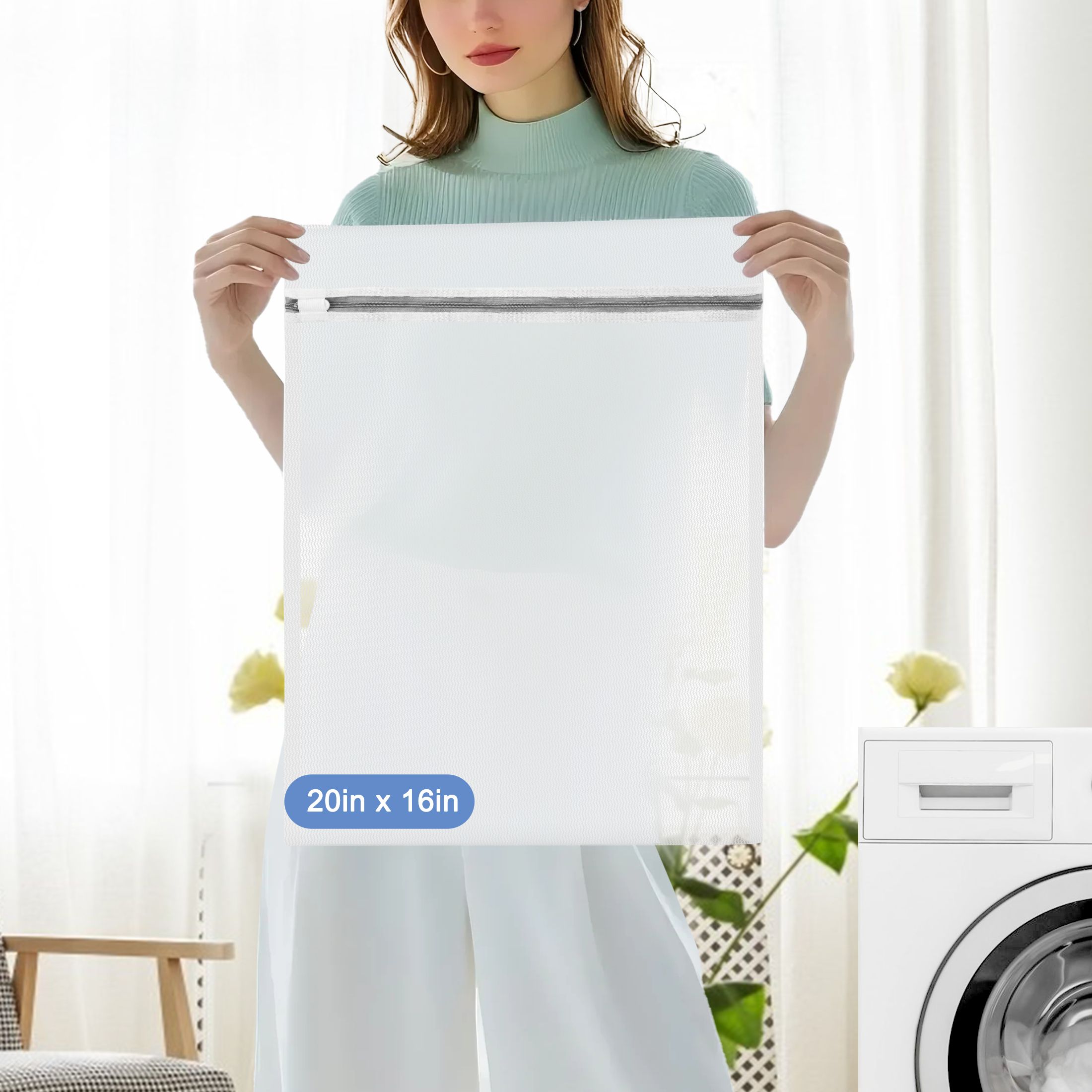 12pcs Mesh Laundry Bags, Lingerie Bags for Washing Delicates, Clothing Wash Bags, Garment Bag for Washing Machine