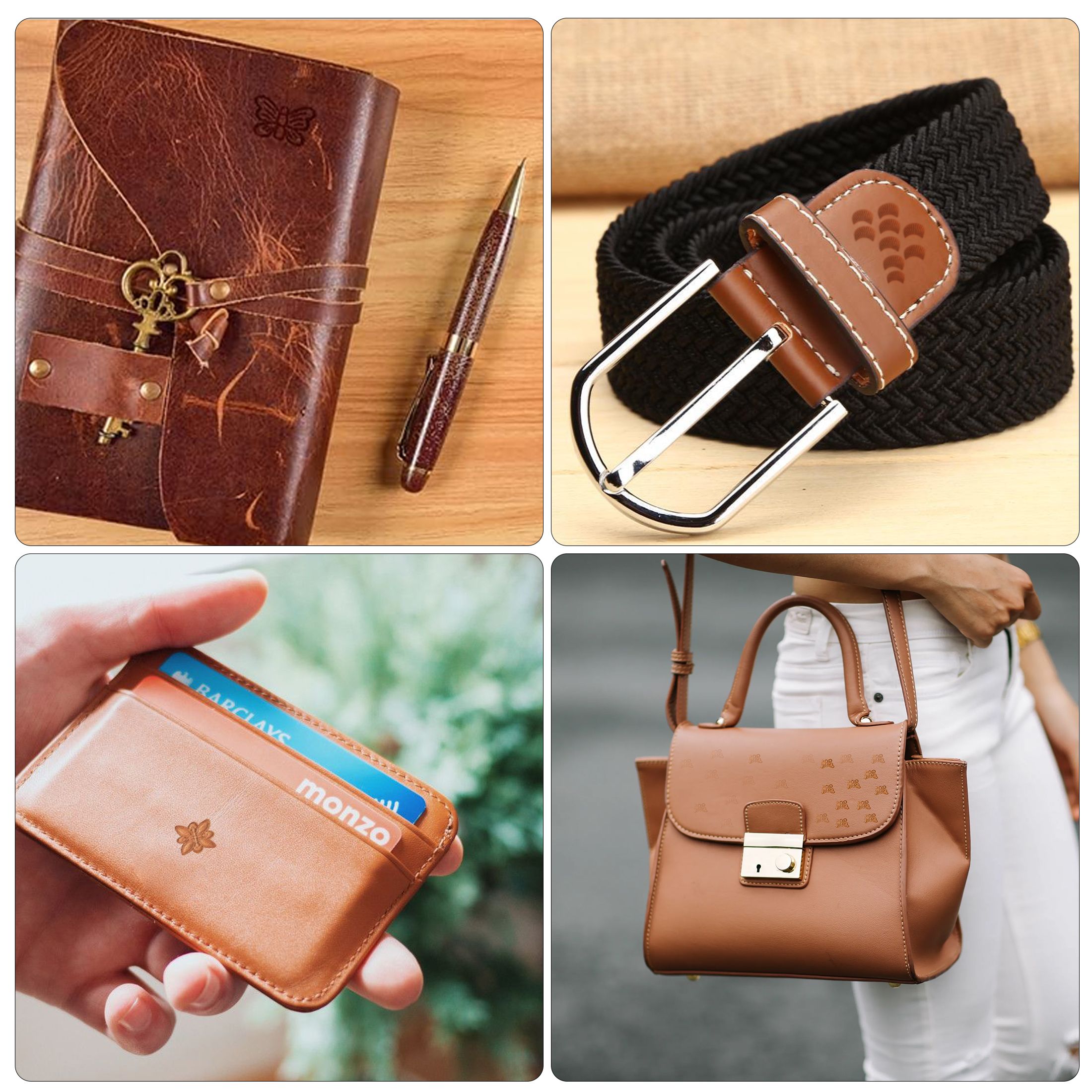 Leather Stamping Tools, 20pcs Leather Working Saddle Making Stamps Set Special Shape Stamp Punch Set Carving Leather Craft Stamp Handmade Art Tools